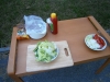 Grilování hamburgerů - :) grilovali jsme kvalitní velikánský hamburgery:) a moc se nám všem povedli:)