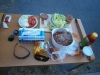 Grilování hamburgerů - :) grilovali jsme kvalitní velikánský hamburgery:) a moc se nám všem povedli:)